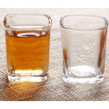 Eco-friendly 2oz square shot glass cup with custom logo